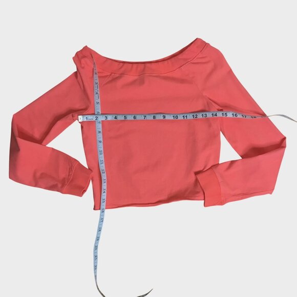 Free People Movement Hot Shot Easy Set Orange NWOT Size M Cropped Top Shorts - Picture 3 of 5